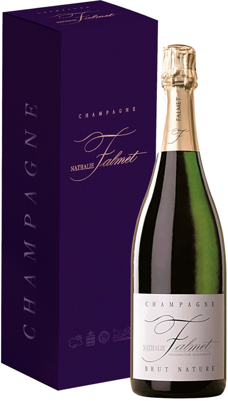 Nathalie Falmet Cuvee Brut Nature Champagne AOC (gift box)