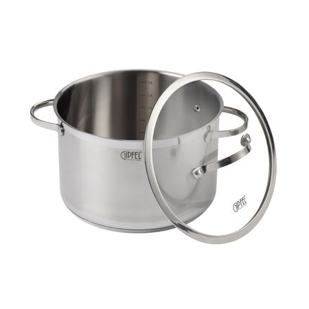Кастрюля из нержавеющей стали Gipfel Victory 1370 24 см65 л 8990₽