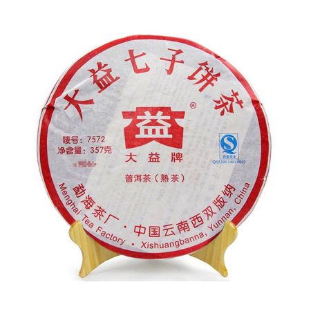 2009 TAETEA 7572 Спелый чай пуэр Дайи Шу Пуэр Чайный торт 357г 357g