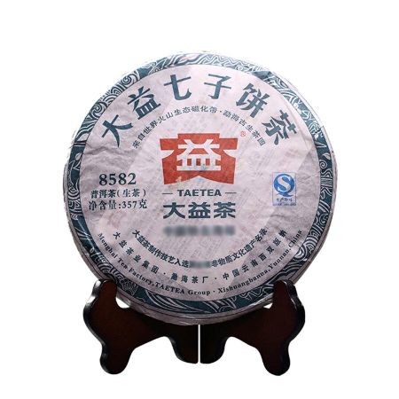 2011 TAETEA 8582 Чай Шен Пуэр партия 103 Дайи Сырой чай Пуэр 357г 357g
