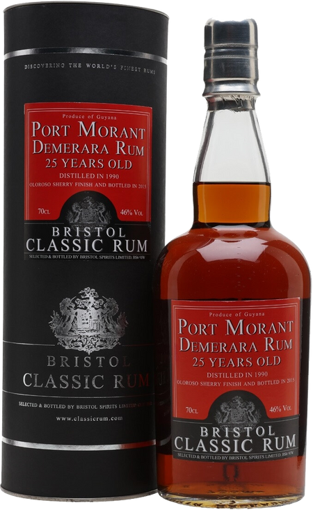 Port Morant Demerara Rum 25 Years Old Bristol Classic Rum (gift box)