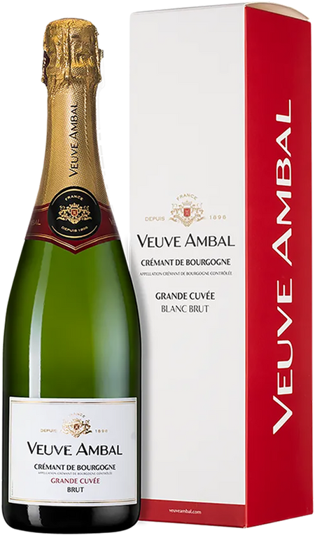 Grande Cuvee Blanc Cremant de Bourgogne AOC Brut Veuve Ambal (gift box)