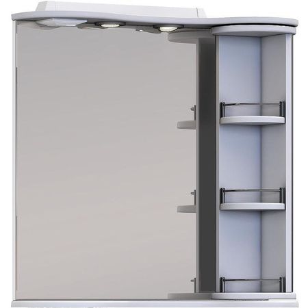 Зеркало со шкафом Vigo Callao 70 zshCAL70El с подсветкой Белое 12200₽