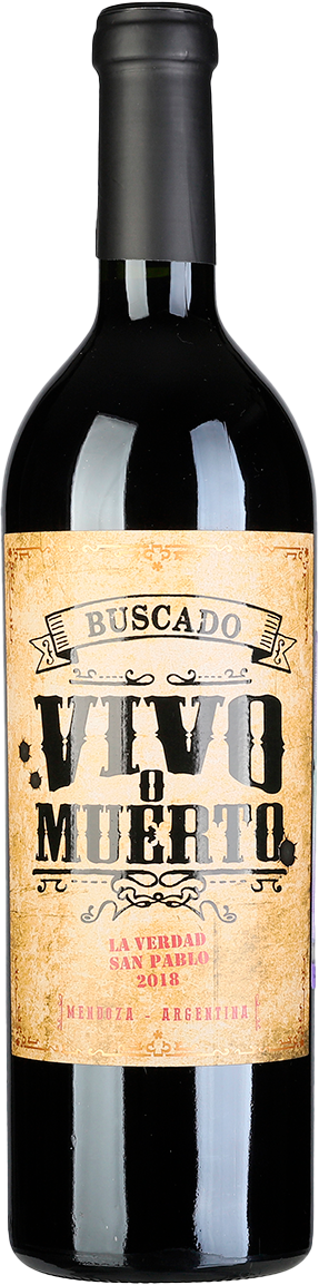 Buscado Vivo o Muerto La Verdad San Pablo Tinto Uco Valley 55 Malbec