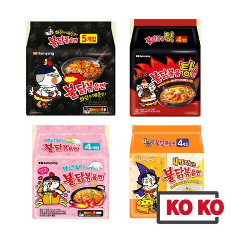 [Samyang] Корейский острый куриный рамен Булдак / обжаренный / сыр / суп с лапшой / большая чашка spicy stir-fried 1 Cup
