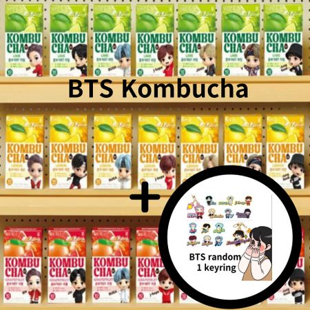 [Выбор Чонгука из BTS] Дамтео Комбуча (+1 брелок со случайным персонажем BTS в комплекте) 1ea(Grapefruit)