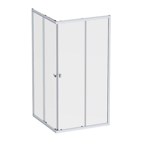 Душевой уголок AMPM Sunny 100х100 W87G-403-100100-MT профиль Хром матовый стекло прозрачное 33090₽