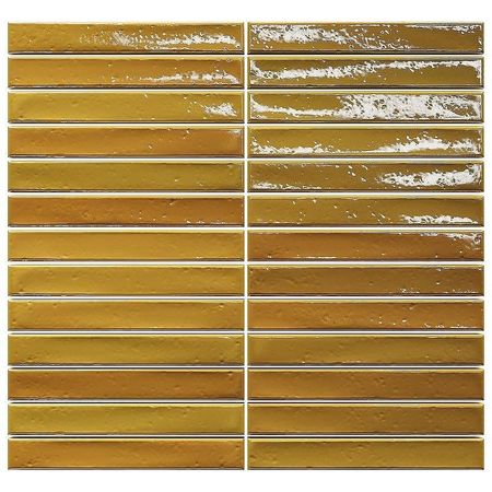 Керамическая мозаика Amadis Short Stick Mustard Crackle 8436552229361 29,2х29,5 см