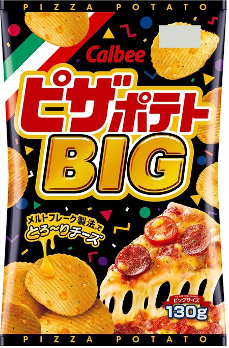 [Пицца Картофель] Calbee Pizza Potato BIG 130 г x 12 пакетов Закуски Сладости Закуски Большая емкость Хлопья со вкусом сыра