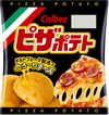 [Пицца Картофель] Calbee Pizza Potato 22 г x 12 пакетиков, размер порции, закуска, закуска, закуска, сыр