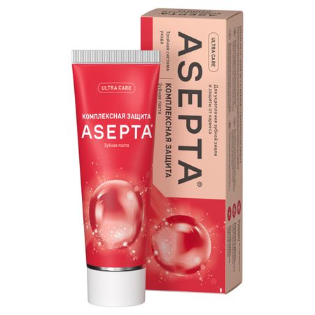 Зубная паста Асепта Комплексная защита 75 мл 300₽