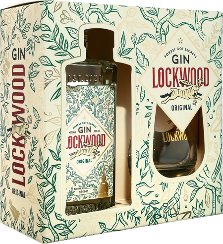 Gin Lockwood Original Dry (gift box with glass)