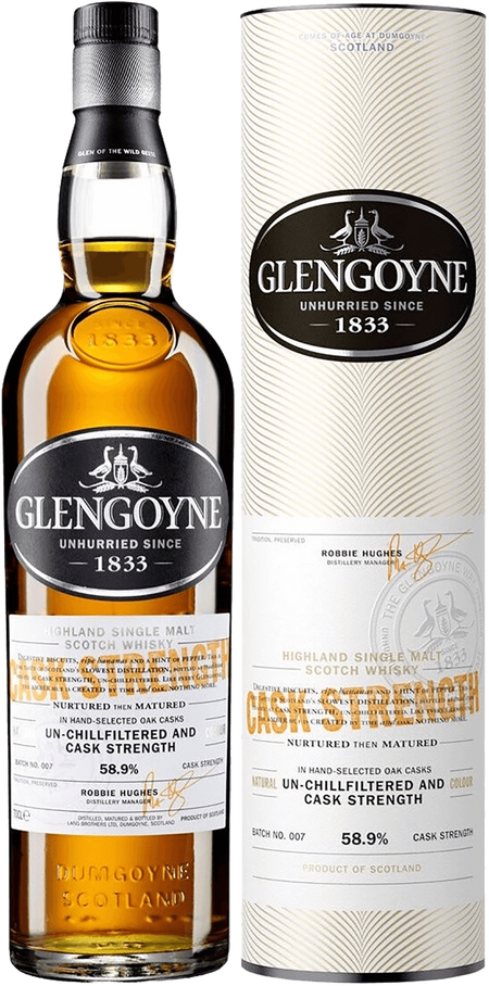 Glengoyne Cask Strength Highland Single Malt Scotch Whisky (gift box)