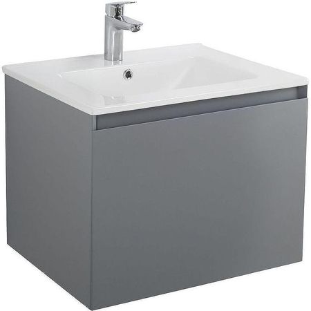 Тумба под раковину Art Max Latina 60 AM-Latina-600-1C-SO-GM подвесная Серая матовая 38095₽