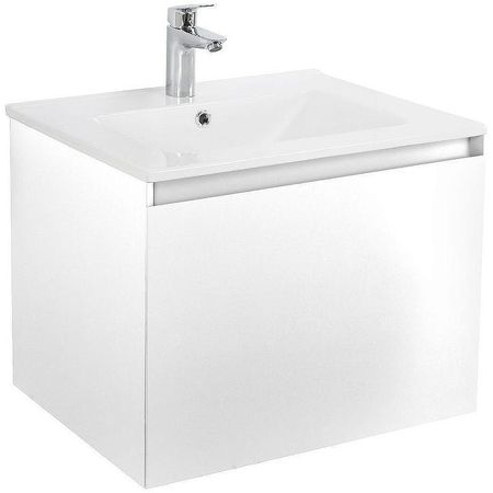 Тумба под раковину Art Max Latina 60 AM-Latina-600-1C-SO-BM подвесная Белая матовая 38095₽