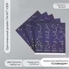 Бумага для скрапбукинга двусторонняя "Созвездия" плотность 180 гр набор 5 шт 30,5х32 см