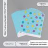 Бумага для скрапбукинга "Морские ракушки" плотность 180 гр набор 10 шт 15,5х17 см
