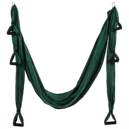 Гамак для йоги Sangh, 250×150 см, зелёный