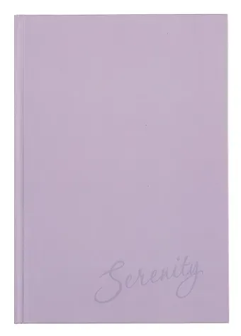 Ежедневник недат. А5 128л. "Serenity" 7БЦ, мат.лам, блинт.тисн, тонир.блок