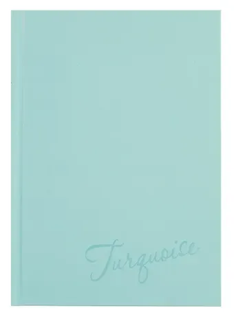 Ежедневник недат. А5 128л. "Turquoise" 7БЦ, мат.лам, блинт.тисн, тонир.блок