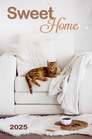 Календарь 2025г 370*560 "Sweet Home (Милый дом)" настенный, на спирали