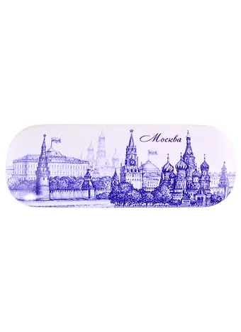 Чехол для очков Москва гжель (322-17-GH)