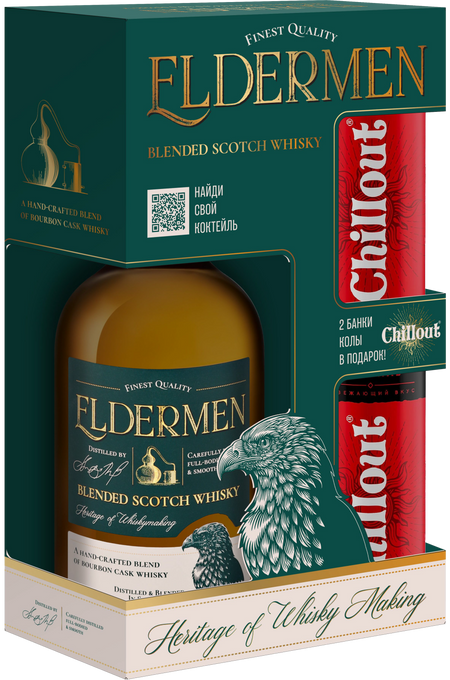 Eldermen Blended Scotch Whisky (set with two cola)