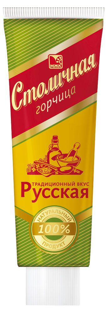 Горчица столичная русская Столичная охлажденная тюбик, 100 г