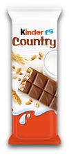 Шоколад молочный Kinder Country с молочно-злаковой начинкой, 23,5г