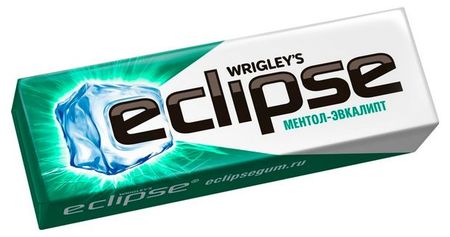 Резинка жевательная Eclipse Ментол-эвкалипт без сахара, 13,6 г