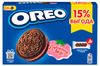 Печенье OREO с какао и начинкой с клубничным вкусом, 228 г