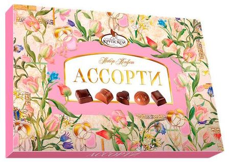 Конфеты шоколадные Фабрика имени Крупской Ассорти, 249 г