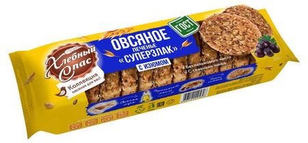 Печенье Хлебный Спас овсяное Суперзлак, 230 г