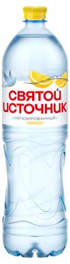 Вода питьевая Святой Источник лимон, 1,5 л