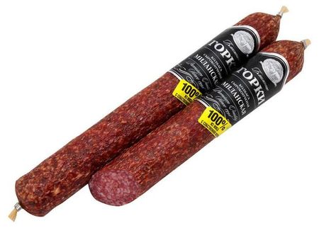 Колбаса сырокопченая Ближние Горки Миланская полусухая, ~ 0,5 кг