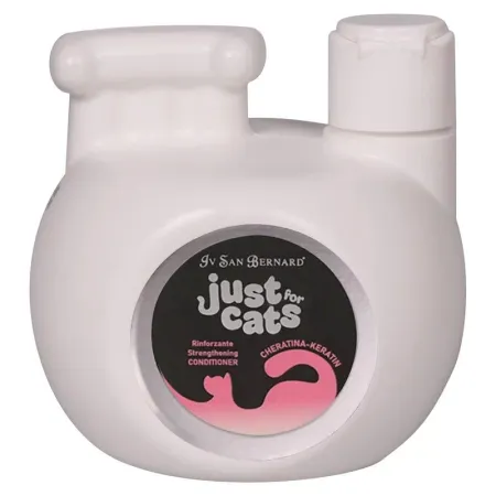 Iv San Bernard Just for cats Keratin восстанавливающий кондиционер для кошек для любого типа шерсти с кератином - 300 мл 1626₽