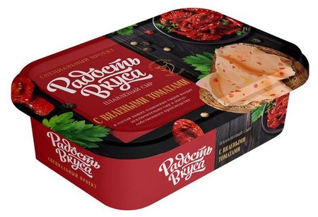 Сыр плавленый Радость вкуса с вялеными томатами 45% БЗМЖ, 180 г