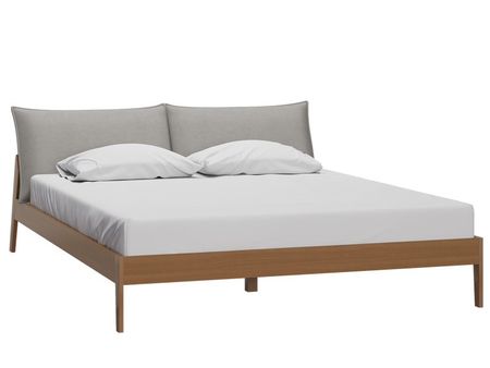 Кровать divanru Эвелен-Walnut 140 Soft Grey 46990₽