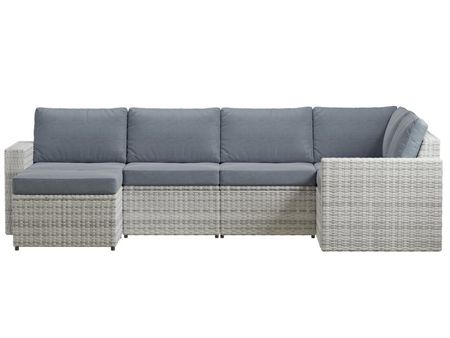 Модульный диван divanru Брайт-G 5 Textile Grey 132930₽