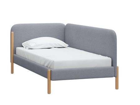 Кровать divanru Кейси 90 Textile Silver 26990₽