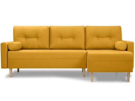 Диван угловой divanru Нумо Velvet Yellow 49990₽