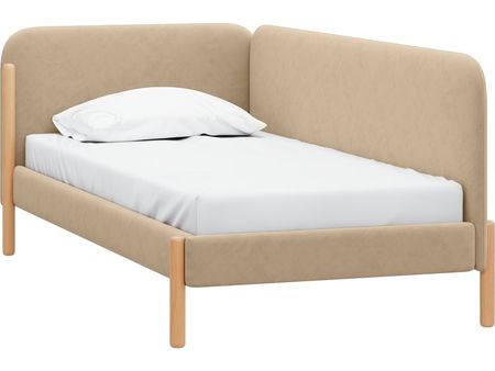 Кровать divanru Кейси 90 Велюр Бежевый 29990₽