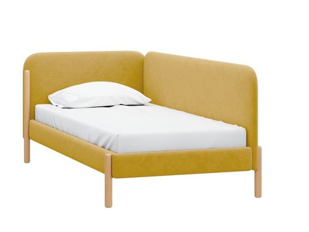 Кровать divanru Кейси 90 Велюр Горчичный 29990₽