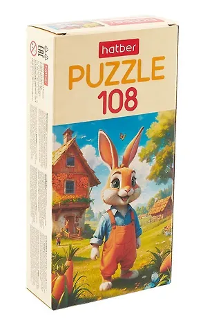 Пазл 108 элементов  "Братец кролик" 210х300мм