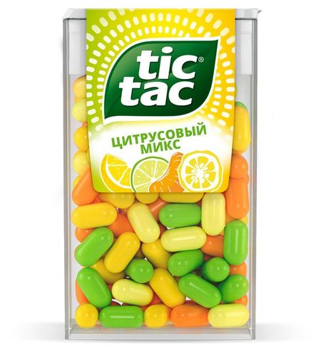 Драже Tic Tac Цитрусовый Микс, 49 г