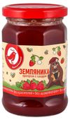 Земляника протертая АШАН Красная птица с сахаром, 350 г