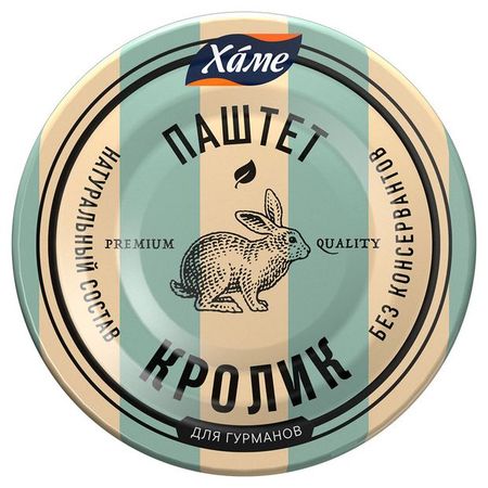 Паштет из мяса кролика Hame, 100 г