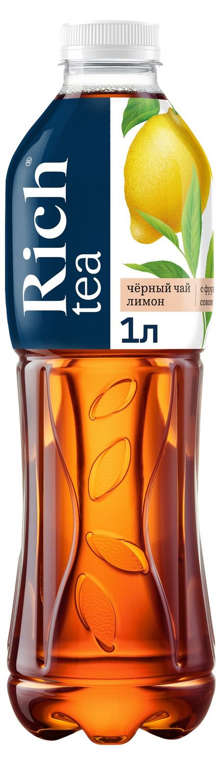 Чай черный Rich tea Лимон, 1 л