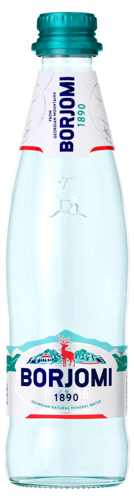 Вода минеральная Borjomi с газом, 330 мл