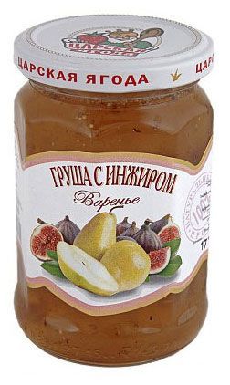 Варенье Царская ягода из груши с инжиром, 360 г